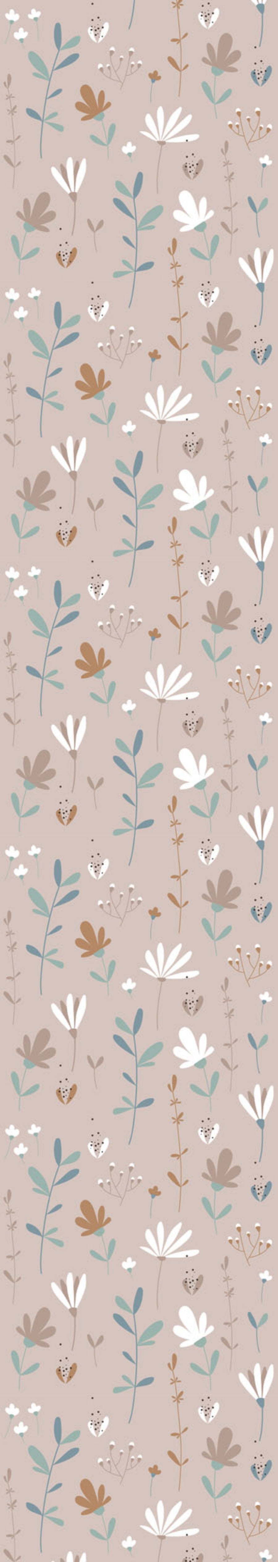 Scandinavian Spring Meadow Wallpaper 50x280CM