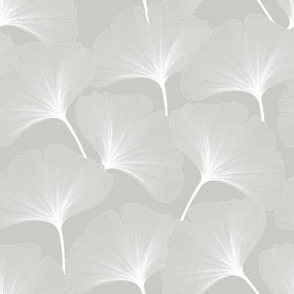 GINGKO Grey Wallpaper 100x280CM