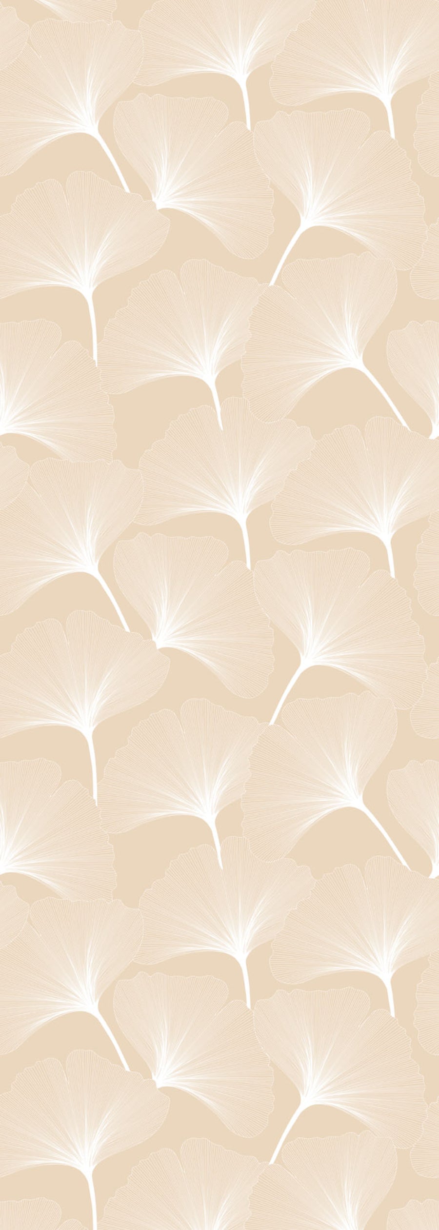 GINGKO Ivory Wallpaper 100x280CM