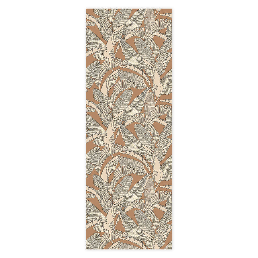 PALM LEAVES Ivory Cinnamon Wallpaper 100x280CM