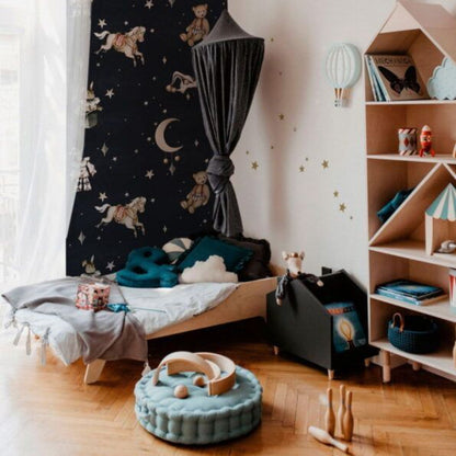 FRENCH Characters In The Night Sky Wallpaper 100x280CM