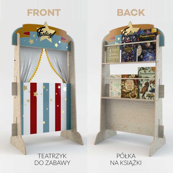 THEATER RETRO Toy and Bookstand 135CM