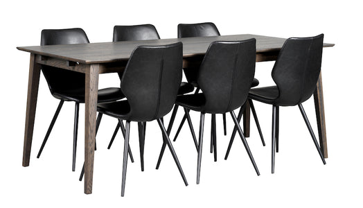 FILIPPA Dark Oak Dining Table 180CM/230CM/280CM, ROWICO- D40Studio