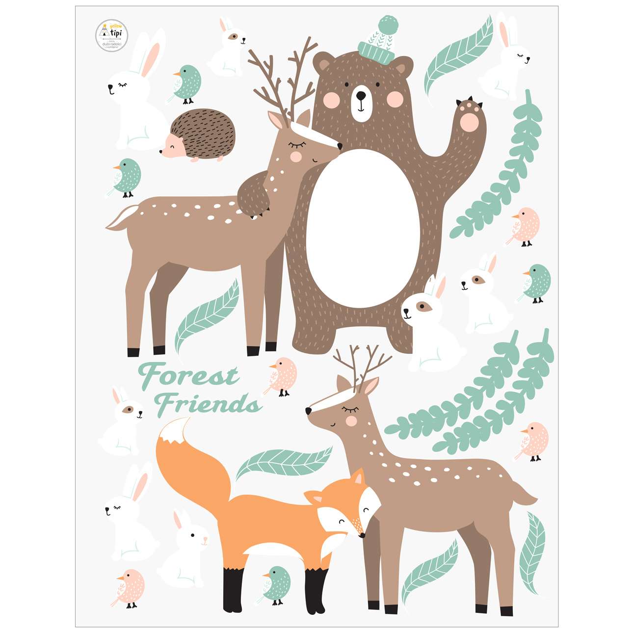 Forest Friends Sticker Set - 100x130 cm