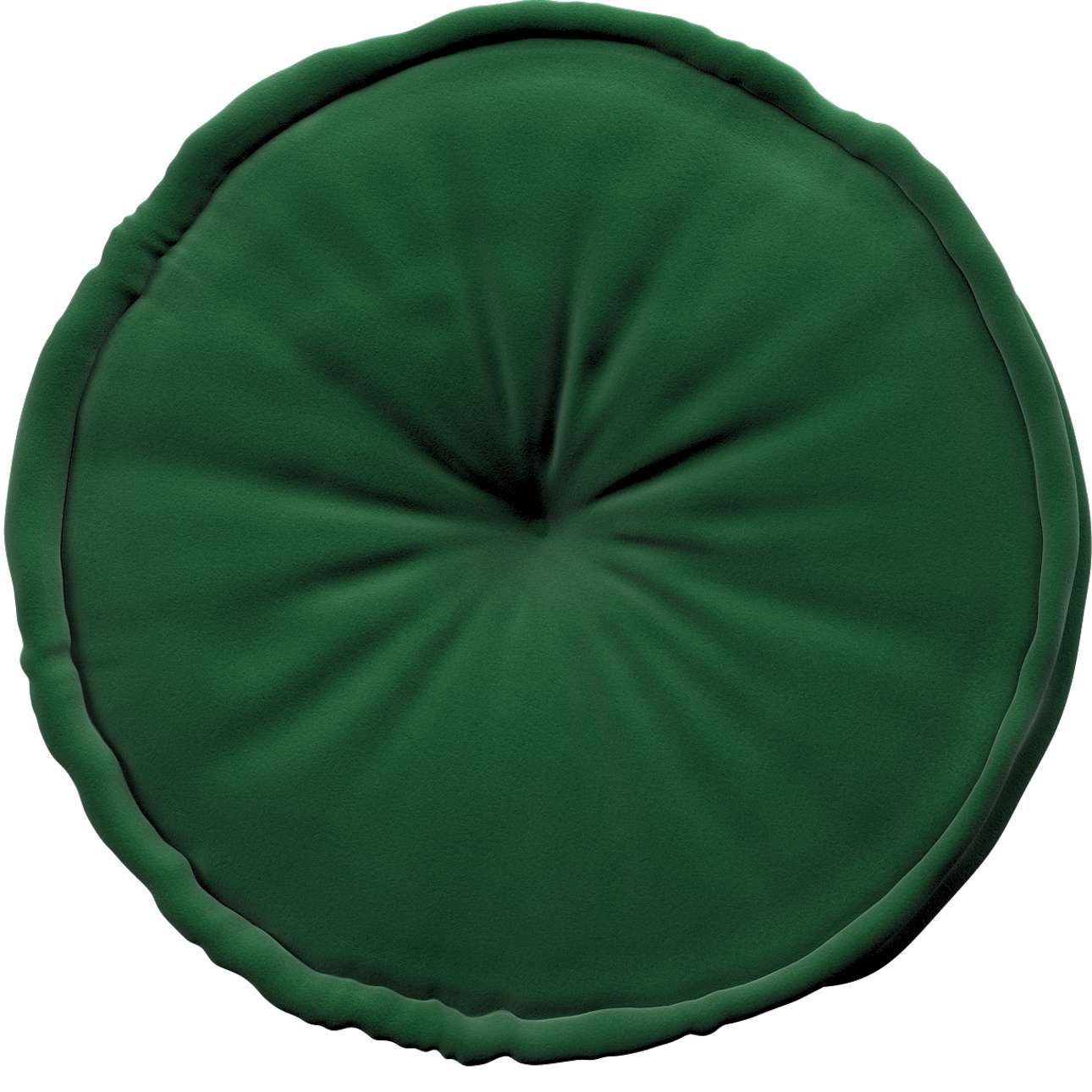 French pouf 50x13cm - Posh Velvet - forest green