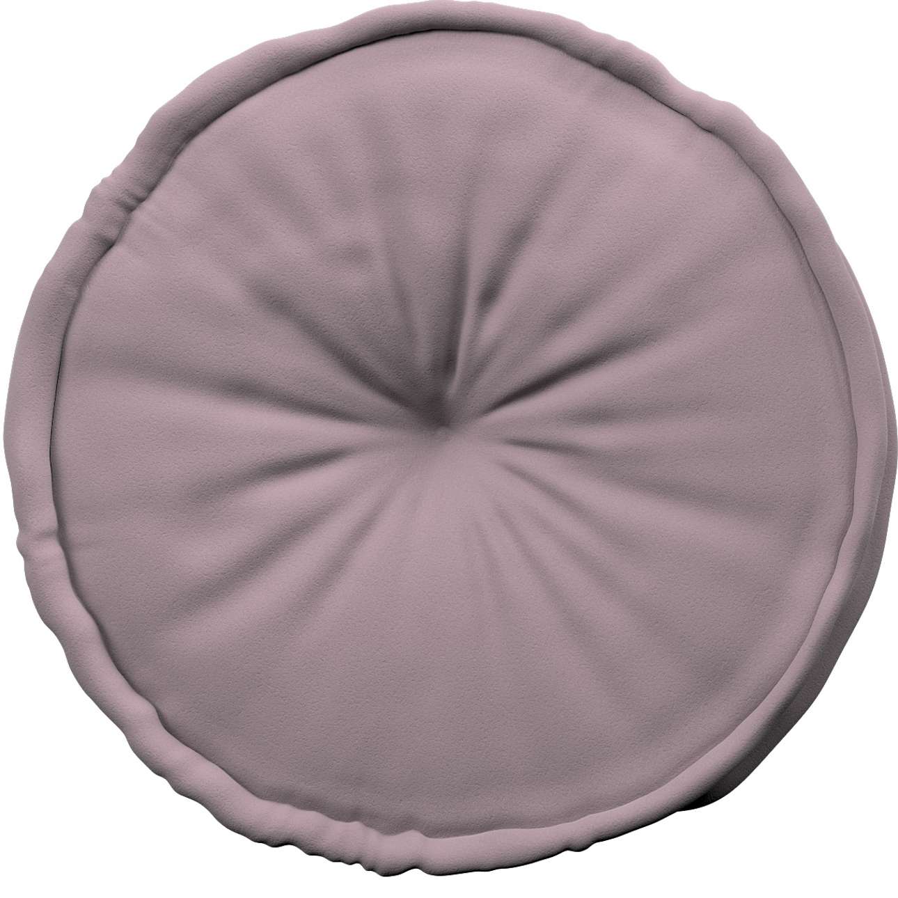 French pouf 50x13cm - Posh Velvet - dusty pink