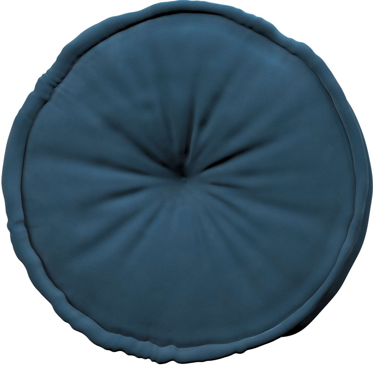 French pouf 50x13cm - Posh Velvet - dark blue