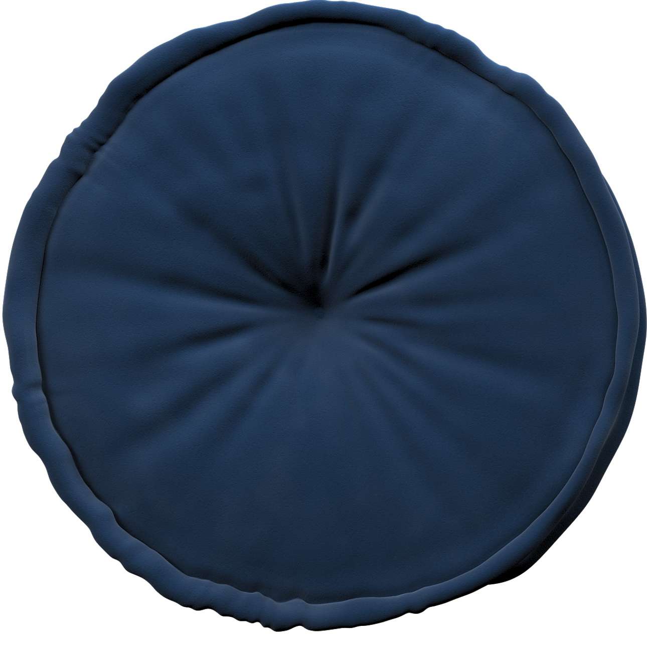 French pouf 50x13cm - Posh Velvet - navy blue