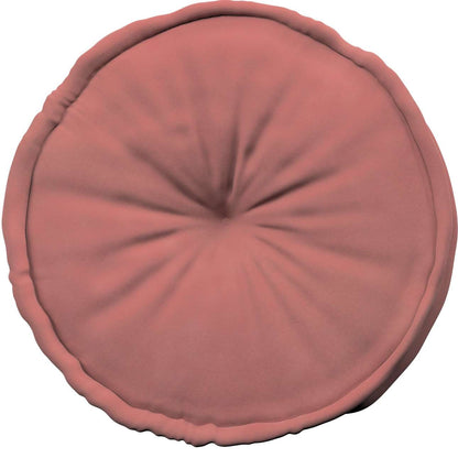 French pouf 50x13cm - Posh Velvet - coral