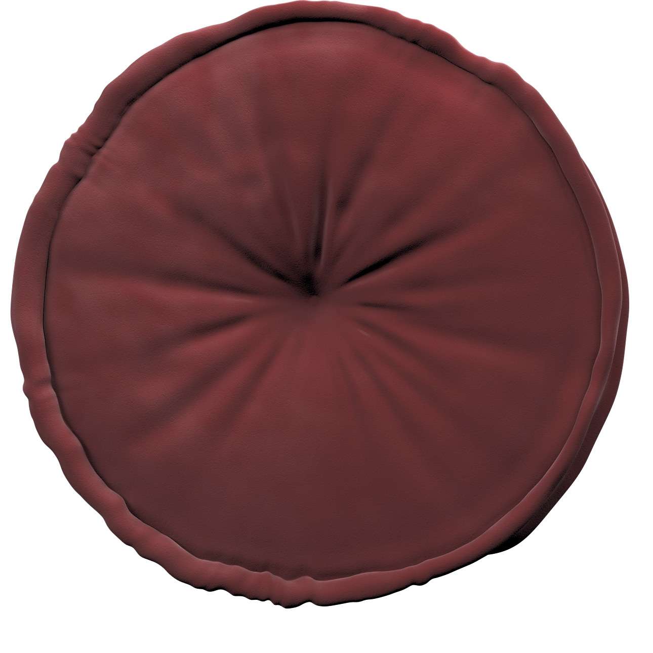 French pouf 50x13cm - Posh Velvet - burgundy