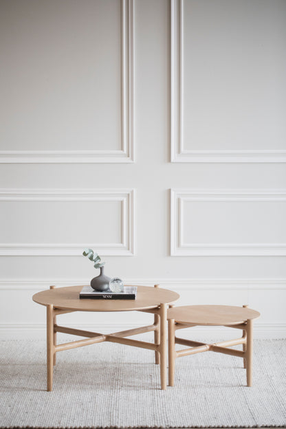 HOLTON Runder Couchtisch Ø55 CM &amp; Ø80 CM