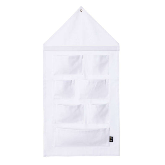House-shaped organizer Cotton White - 50 x 100 CM