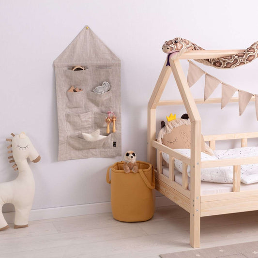 House-shaped organizer Linen Beige - 50 x 100 CM