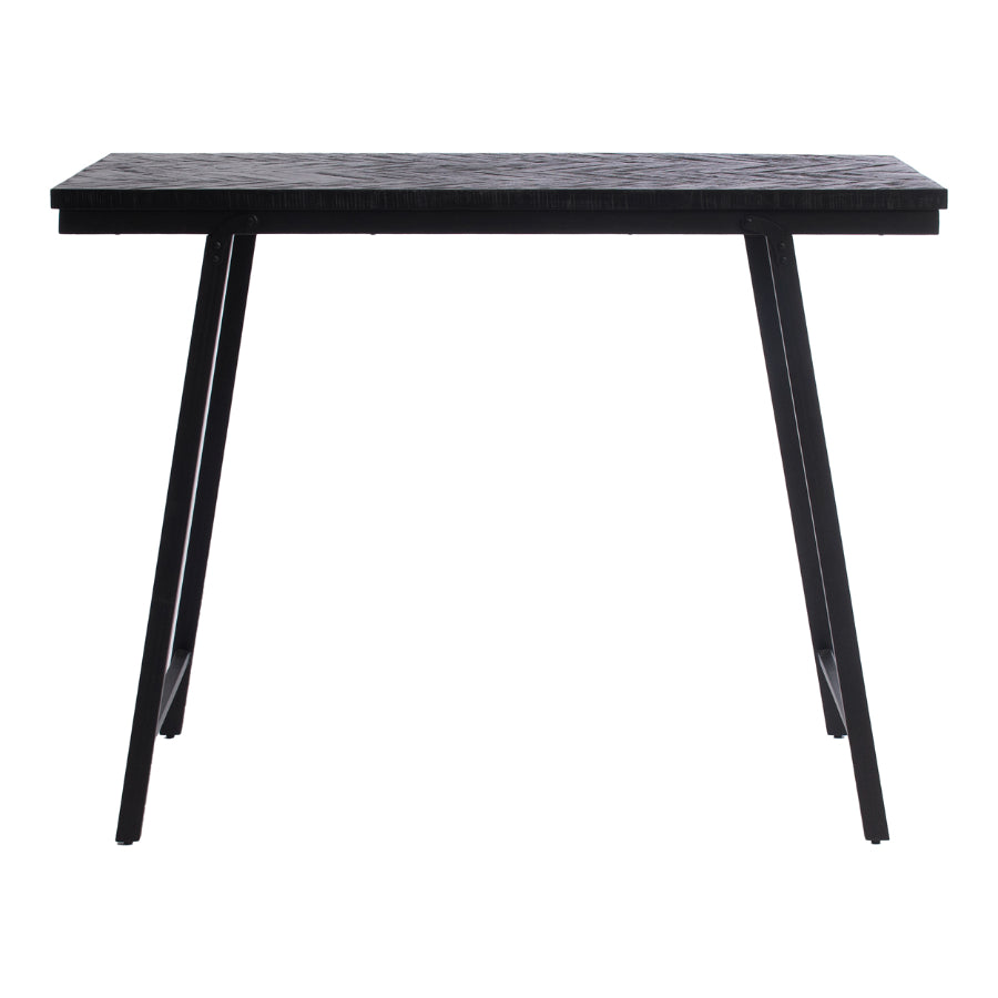 HERRINGBONE Bar Table - Black 140 CM