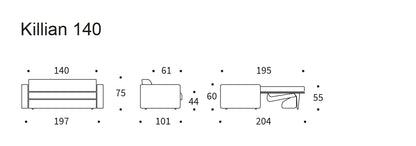 Innovation Living KILLIAN Spring Sofa Bed