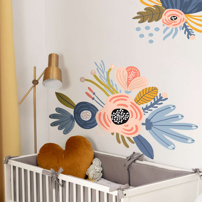 Magic Flowers Sticker Set - 150x90CM