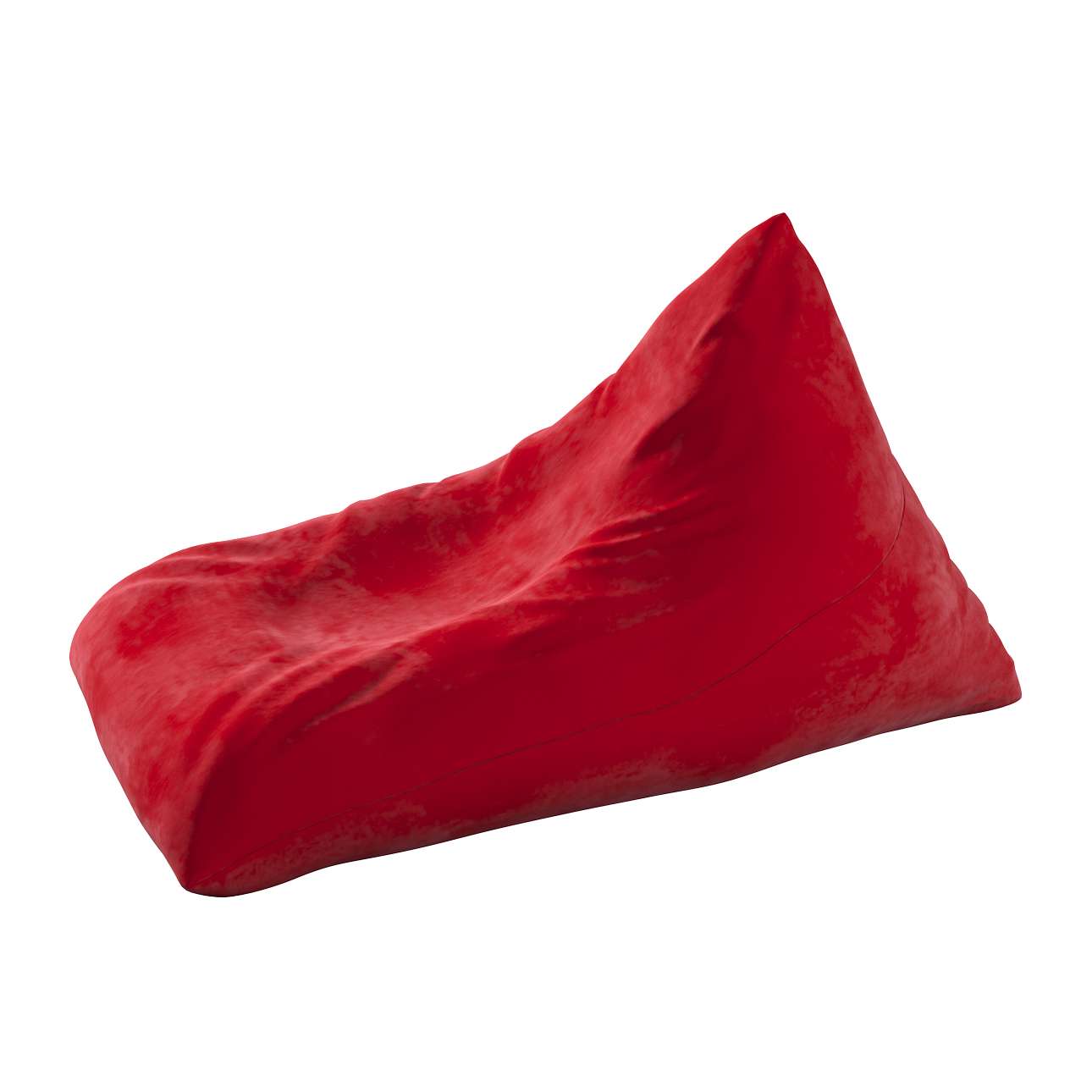 Pouf-couch Posh Velvet - cherry red