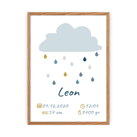 Rain of Happiness Neugeborenen-Metriken Bild