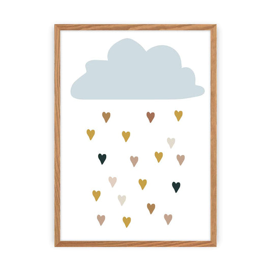 Regen der Liebe Wolke Neugeborenen Metrik Bild