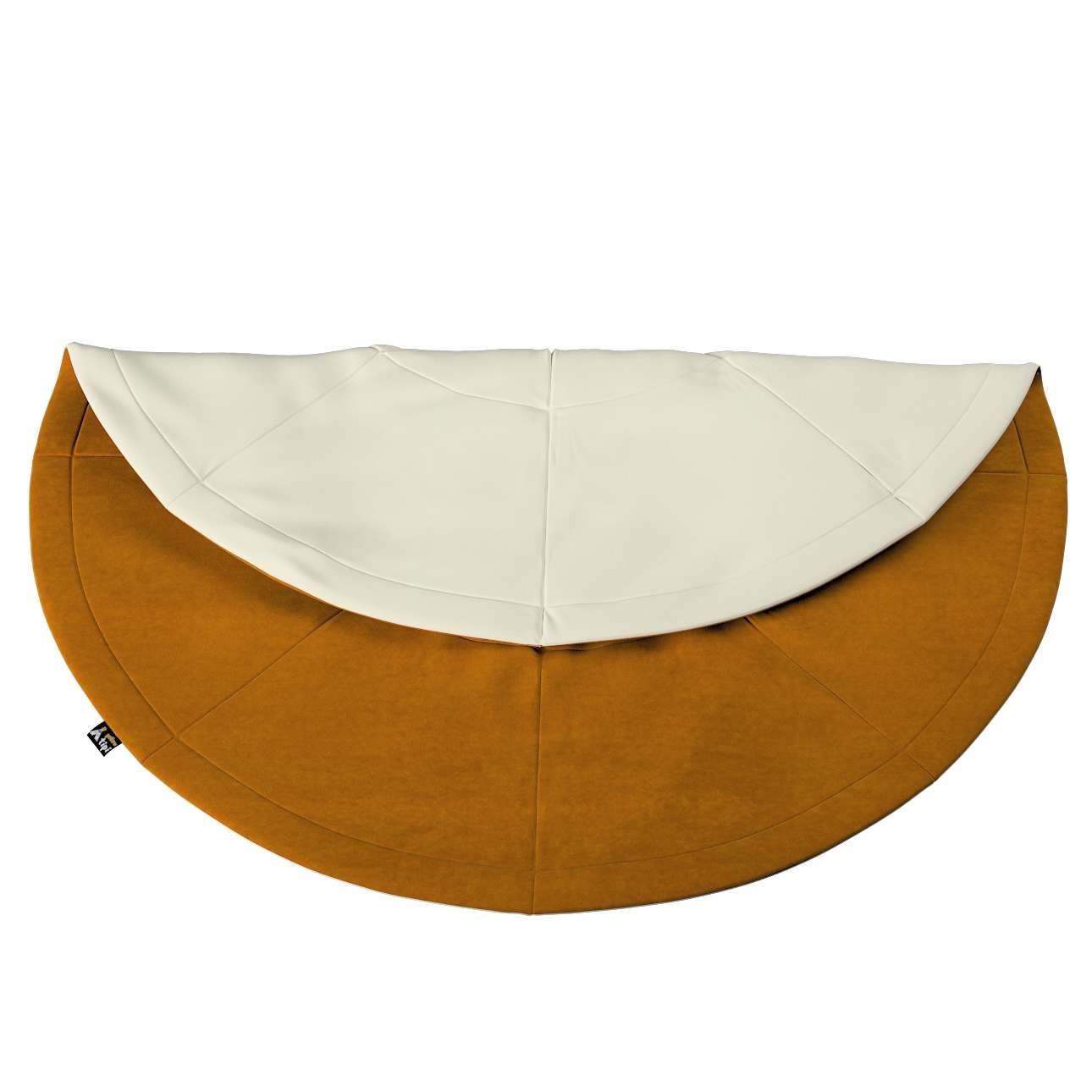 Round mat - 130cm (Posh Velvet) - mustard