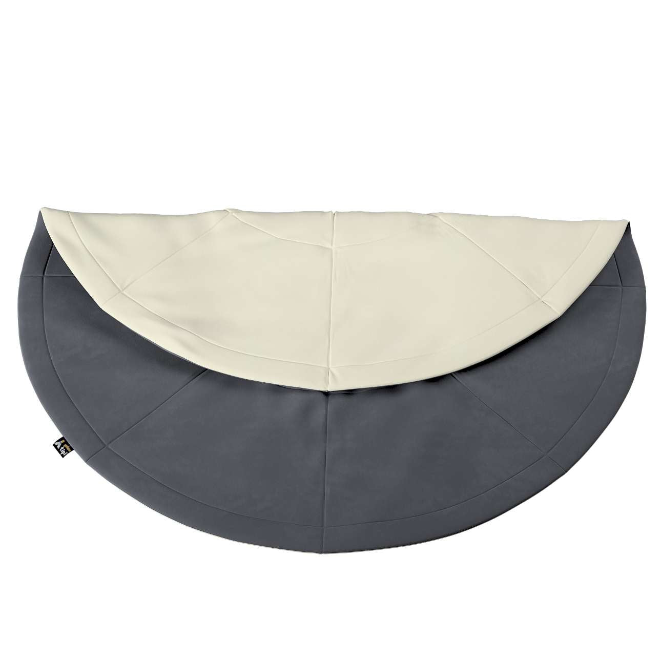Round mat - 130cm (Posh Velvet) - graphite grey