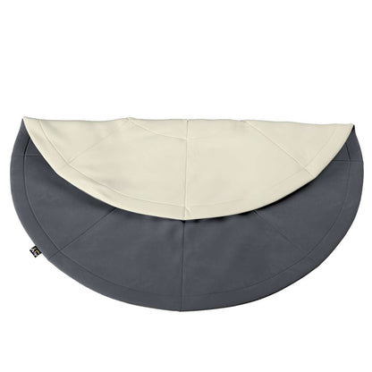 Round mat - 130cm (Posh Velvet) - graphite grey