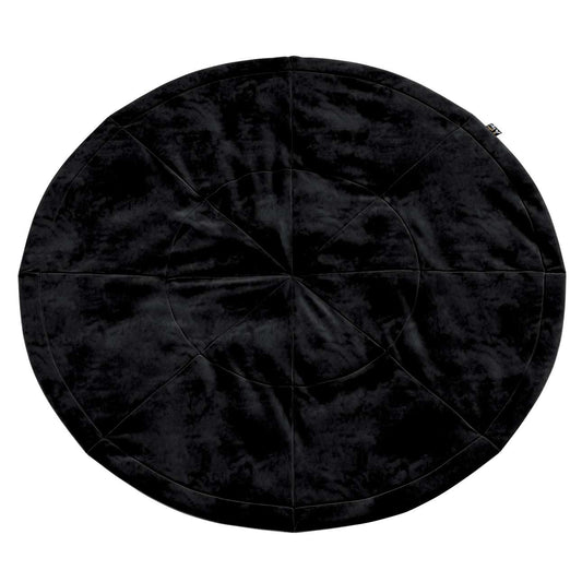 Round mat - 130cm (Posh Velvet) - black