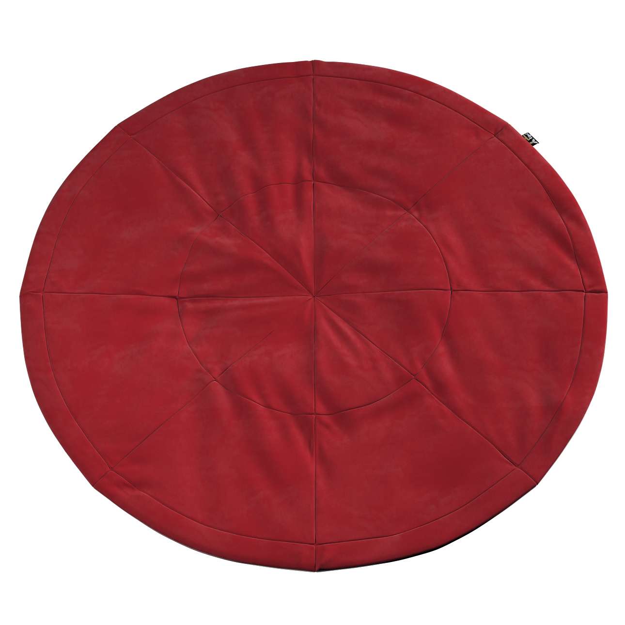 Round mat - 130cm (Posh Velvet) - cherry red