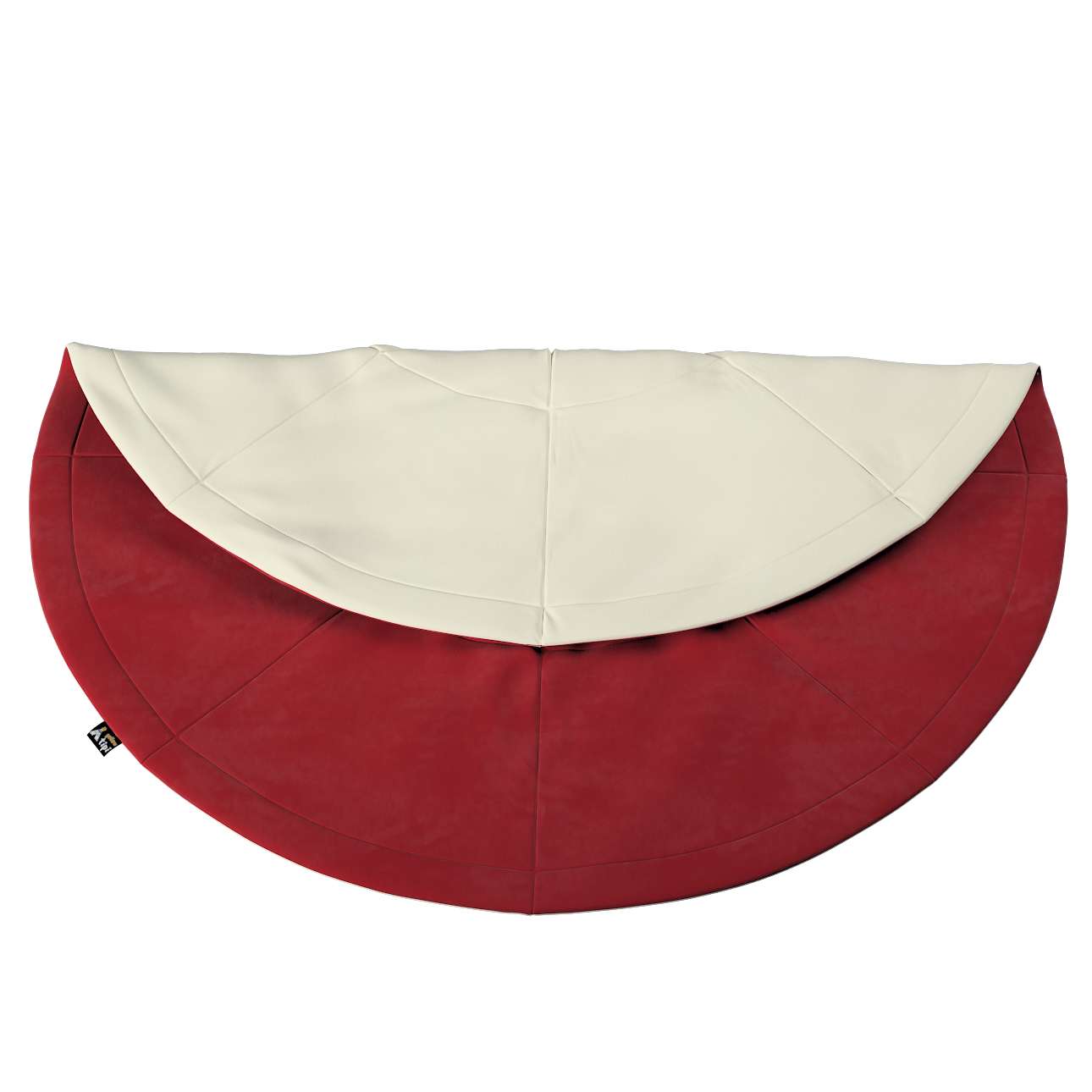 Round mat - 130cm (Posh Velvet) - cherry red