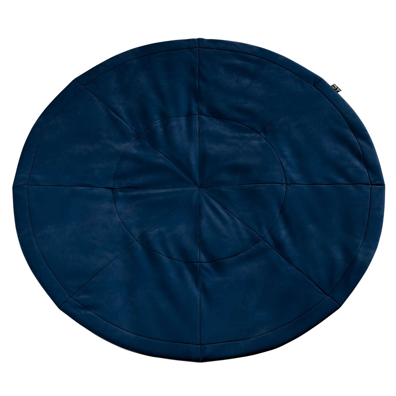 Round mat - 130cm (Posh Velvet) - navy blue