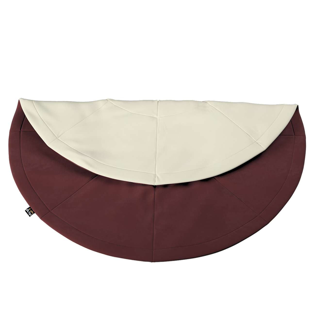 Round mat - 130cm (Posh Velvet) - burgundy