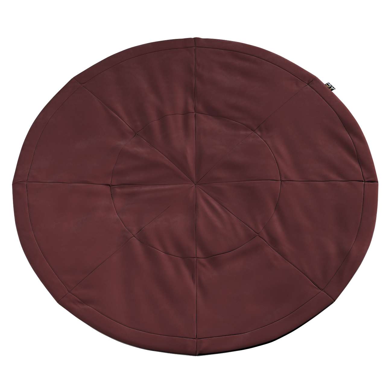 Round mat - 130cm (Posh Velvet) - burgundy