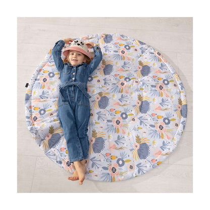 Round mat - 130cm (Posh Velvet) - olive green