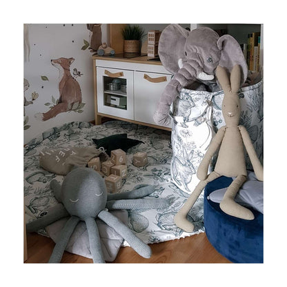 Round mat - 130cm (Posh Velvet) - olive green