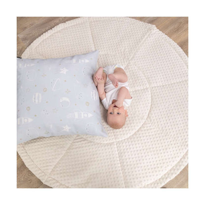 Round mat - 130cm (Posh Velvet) - creamy white