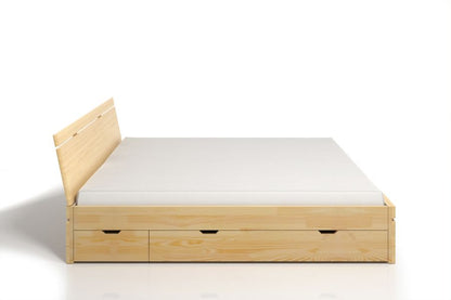 SPARTA Pine Maxi Bed With 4 Drawers