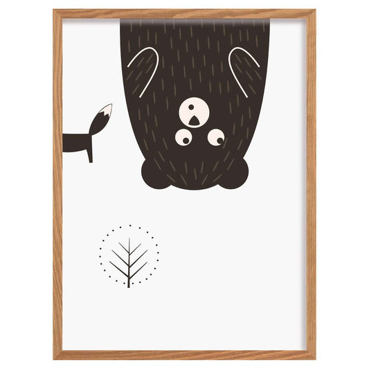 Scandi Waldbär II 30x40cm