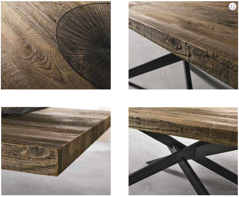DAVIS Solid Wood Dining Table 160CM, 180CM & 200CM