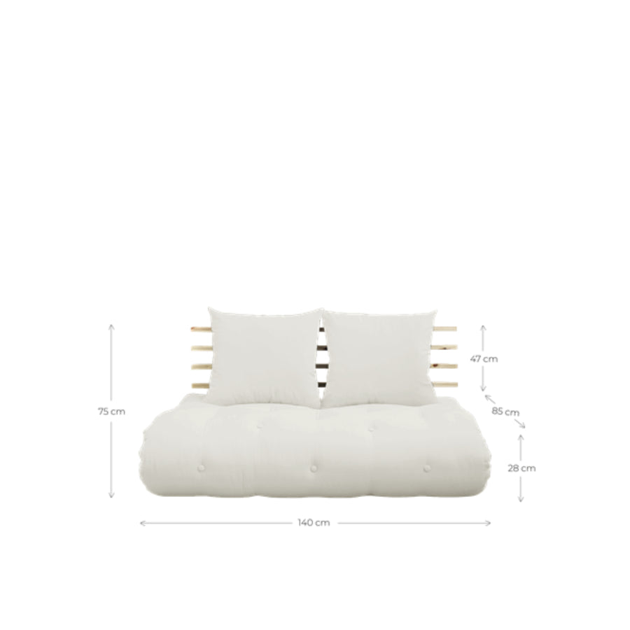SHIN Sano Futon Sofa Bed 140CM