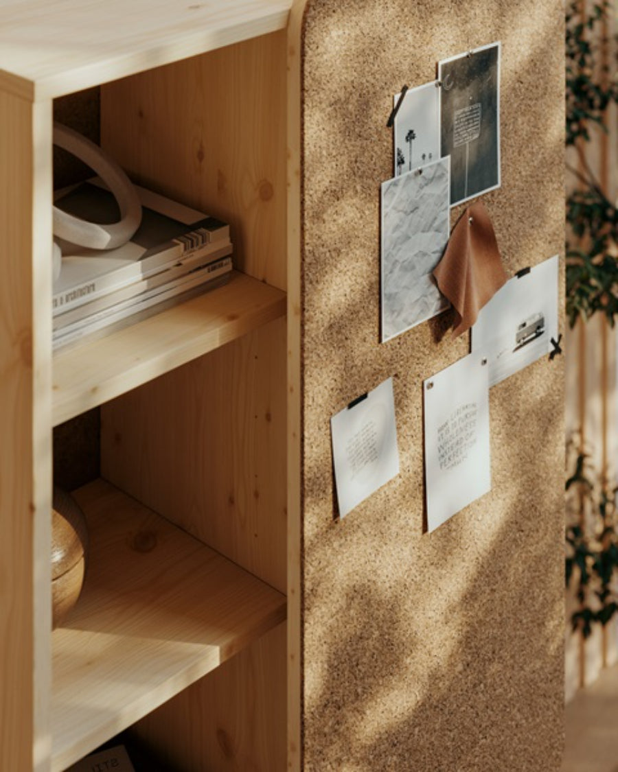SLIDE Cabinet With Pinboard