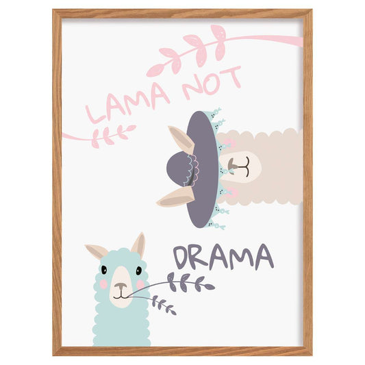 Süßes Lama I 30x40CM
