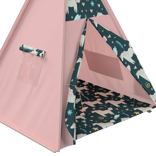 Alfombra tipi - 110x110 (Colección Magic) - azul oscuro