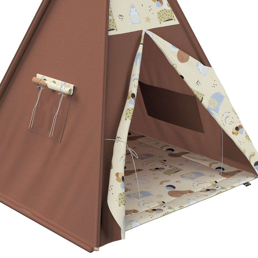 Alfombra tipi - 110x110 (Colección Magic) - beige