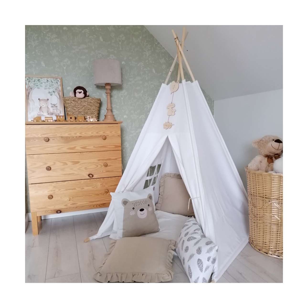 Tepee - 110x110x155cm (Cotton Story) - dirty pink