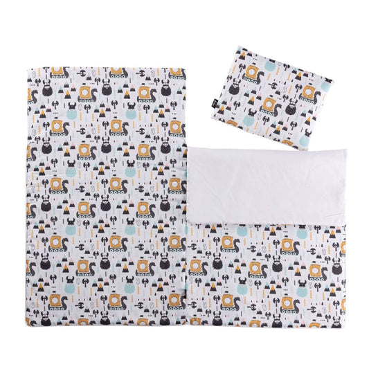 Toddler sleeping bag Vikings - 65 x 100 - multicolour