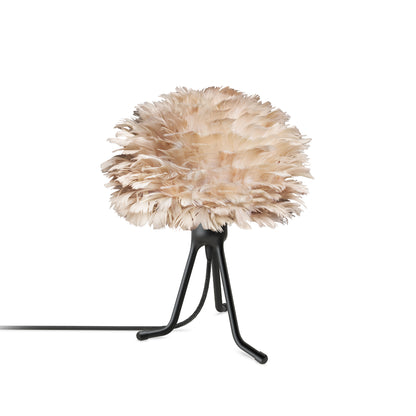 Lámpara de mesa EOS marrón claro