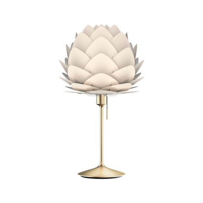 Lámpara de mesa ALUVIA en color blanco perla