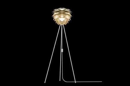 SILVIA Brushed Brass Floor Lamp, VITA Copenhagen- D40Studio