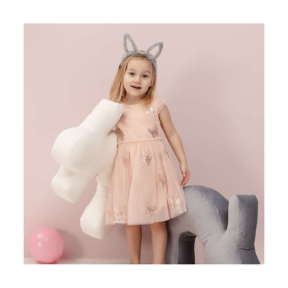 Velvet Bunny rose nursing pillow