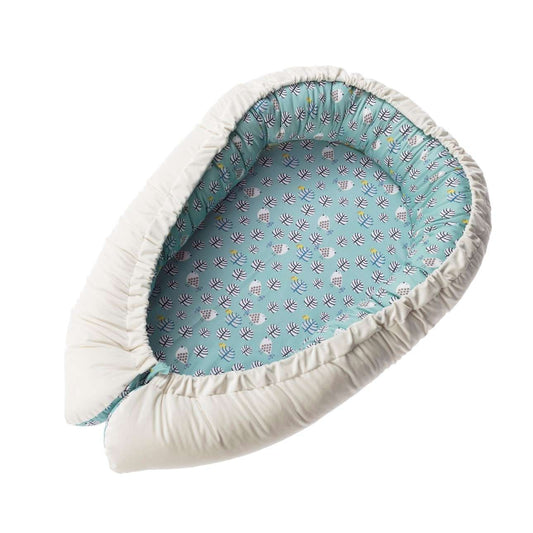 Nido de terciopelo Premium crema - 85x65cm - verde